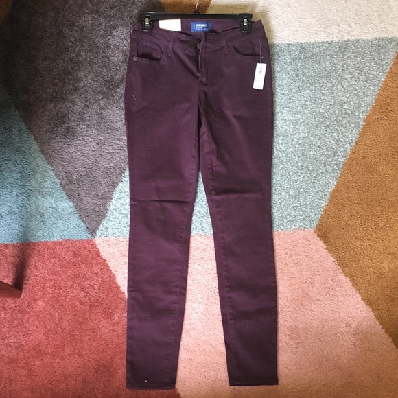 Old Navy Denim - SOLD NWT Old Navy Rockstar Purple Mid-Rise Jeans 2